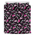 Emo Shoes Pattern Print Duvet Cover Bedding Set