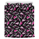 Emo Shoes Pattern Print Duvet Cover Bedding Set