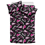 Emo Shoes Pattern Print Duvet Cover Bedding Set