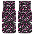 Emo Shoes Pattern Print Front and Back Car Floor Mats
