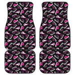 Emo Shoes Pattern Print Front and Back Car Floor Mats