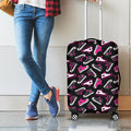 Emo Shoes Pattern Print Luggage Cover