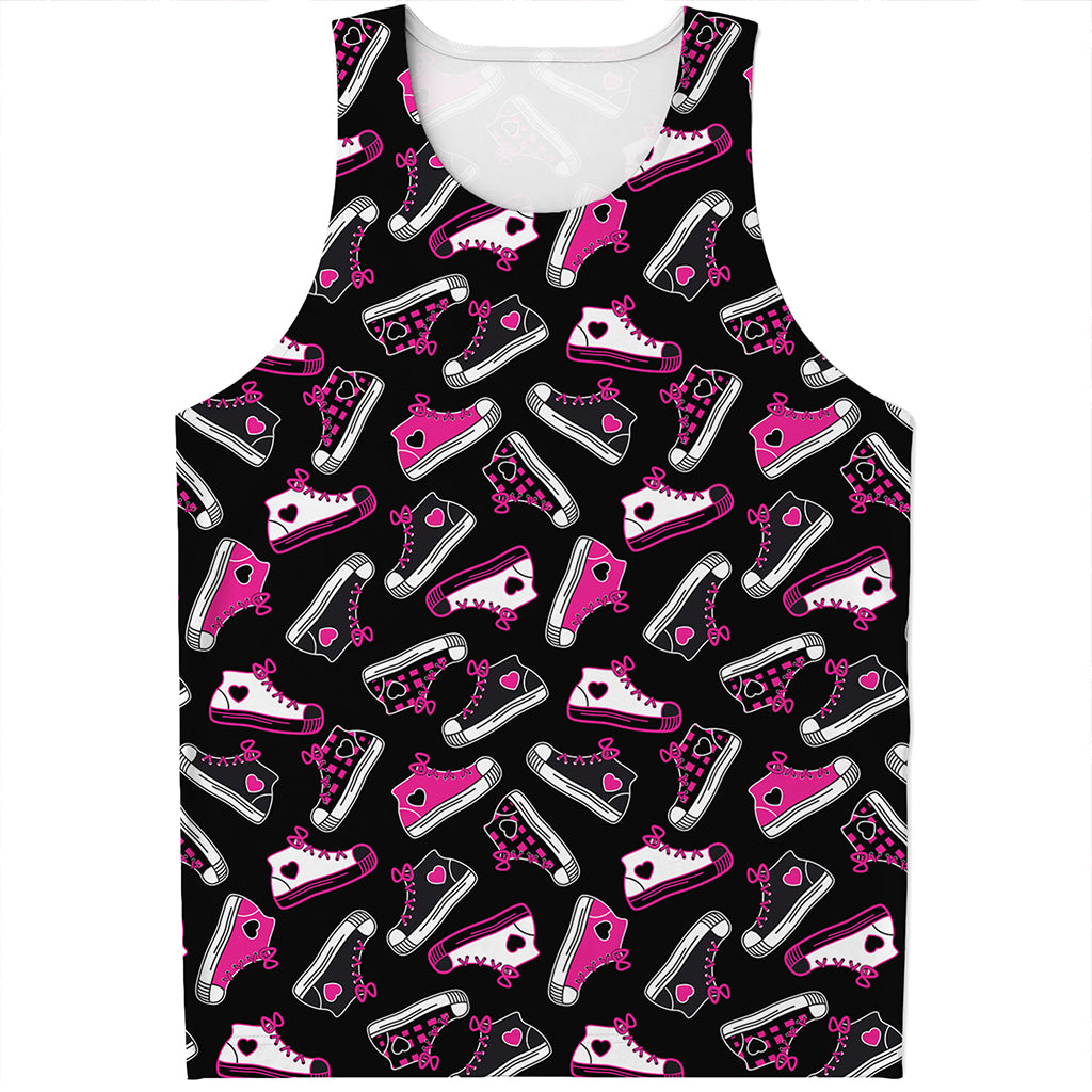 Emo Shoes Pattern Print Men's Tank Top
