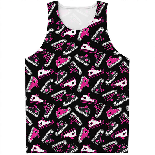 Emo Shoes Pattern Print Men's Tank Top