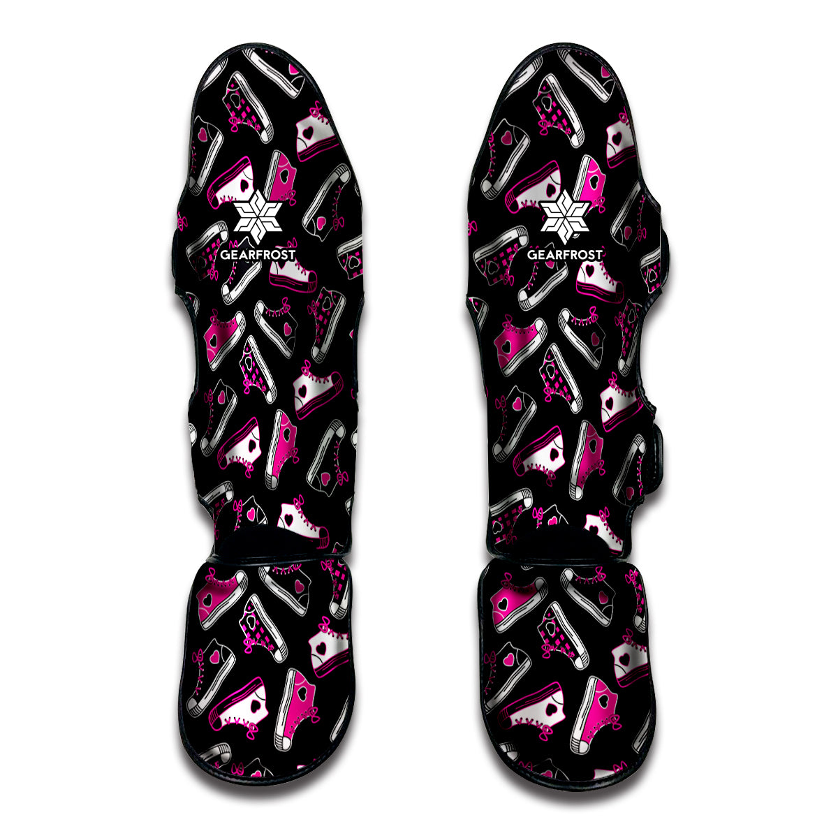 Emo Shoes Pattern Print Muay Thai Shin Guard