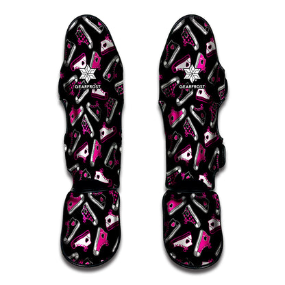 Emo Shoes Pattern Print Muay Thai Shin Guard