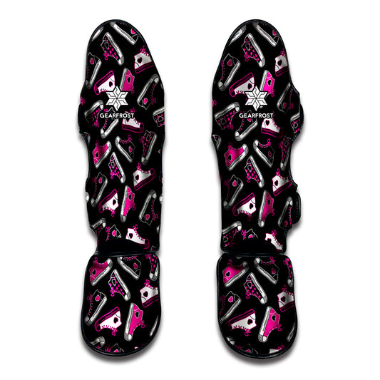 Emo Shoes Pattern Print Muay Thai Shin Guard