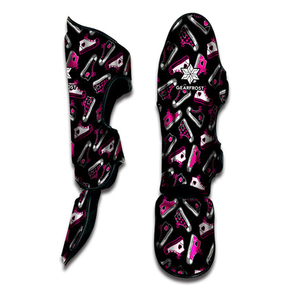 Emo Shoes Pattern Print Muay Thai Shin Guard