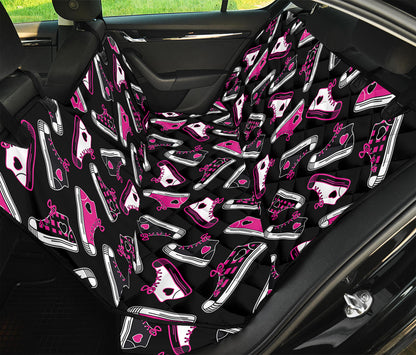 Emo Shoes Pattern Print Pet Car Back Seat Cover