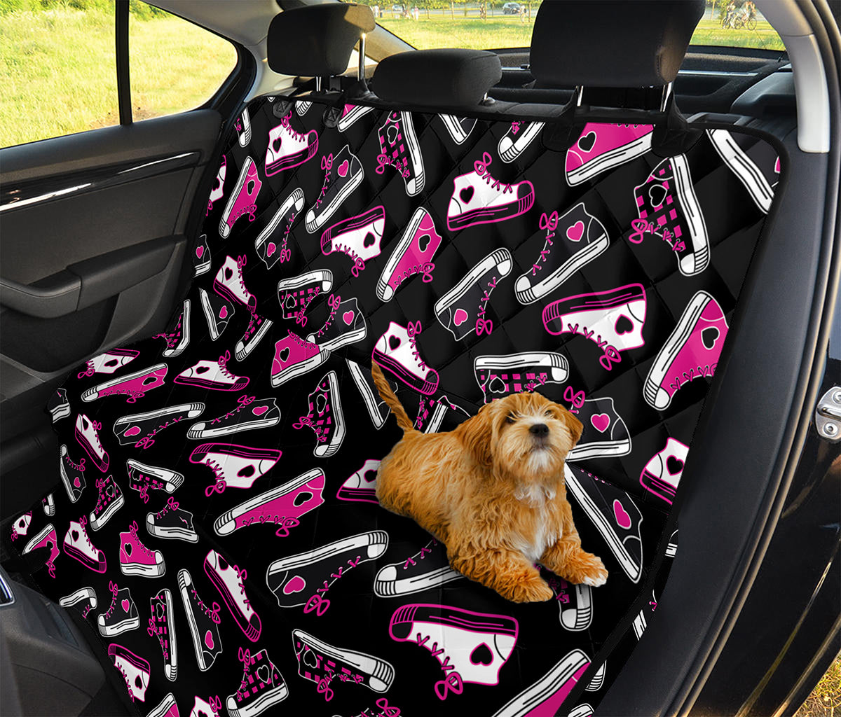 Emo Shoes Pattern Print Pet Car Back Seat Cover