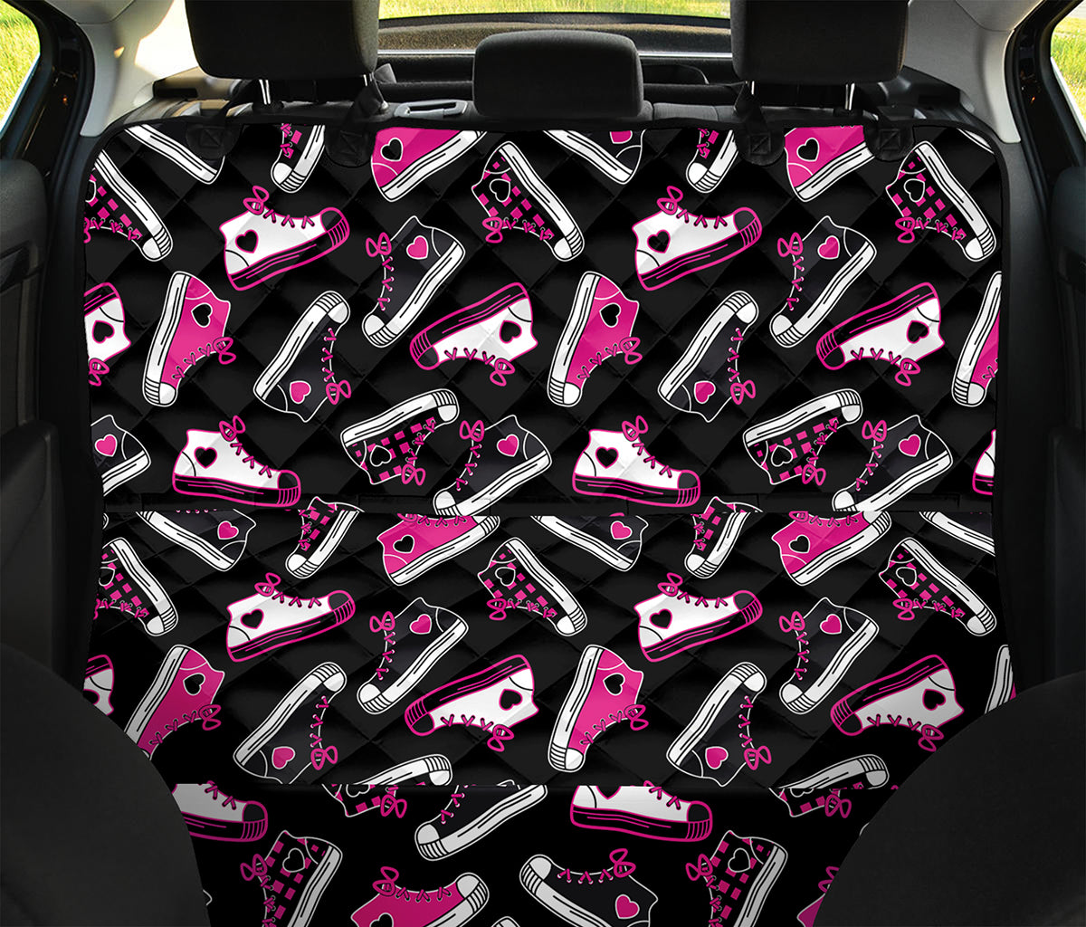 Emo Shoes Pattern Print Pet Car Back Seat Cover