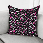 Emo Shoes Pattern Print Pillow Cover