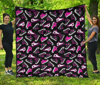 Emo Shoes Pattern Print Quilt