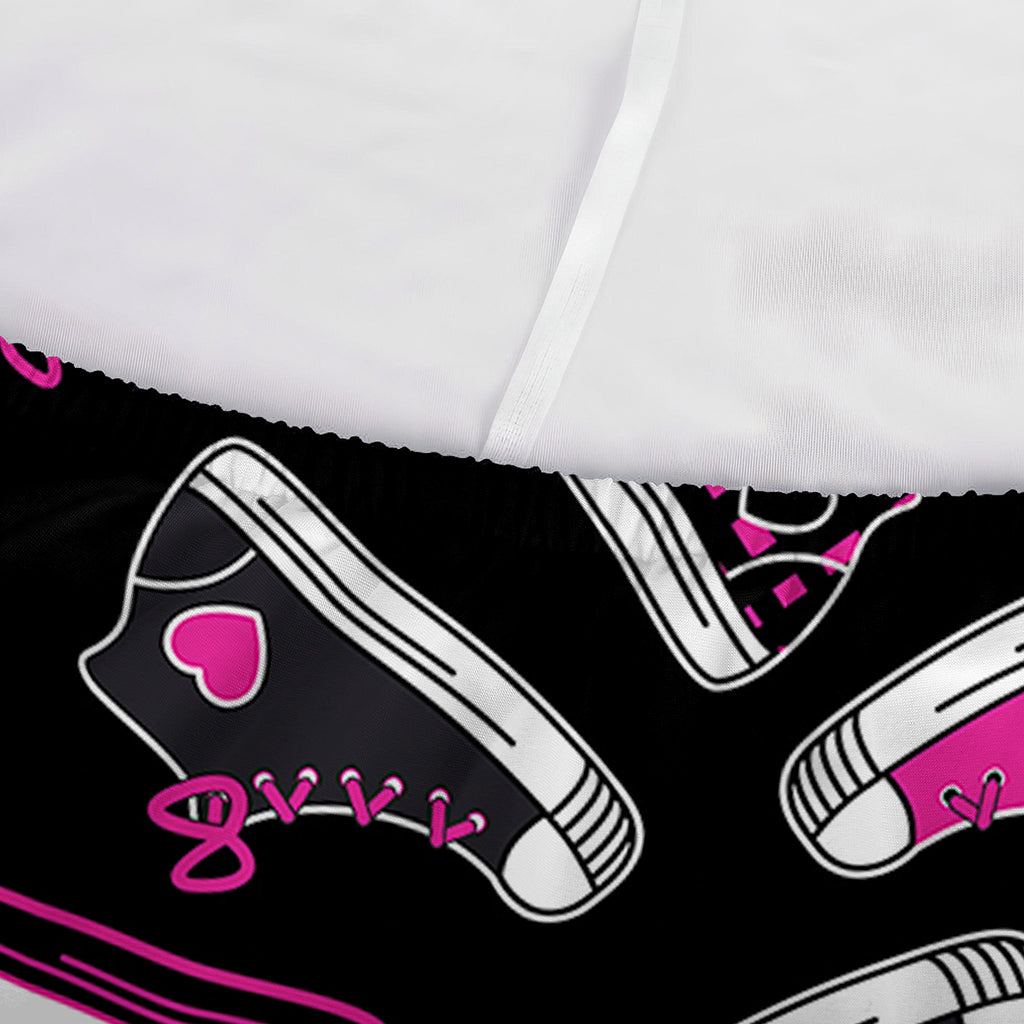 Emo Shoes Pattern Print Sofa Cover