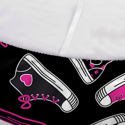 Emo Shoes Pattern Print Sofa Cover