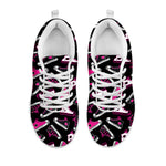 Emo Shoes Pattern Print White Sneakers