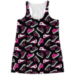 Emo Shoes Pattern Print Women's Racerback Tank Top