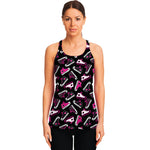 Emo Shoes Pattern Print Women's Racerback Tank Top