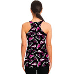 Emo Shoes Pattern Print Women's Racerback Tank Top
