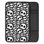 Emo Skull Pattern Print Car Center Console Cover