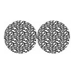 Emo Skull Pattern Print Car Coasters