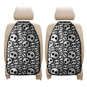 Emo Skull Pattern Print Car Seat Organizers