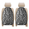 Emo Skull Pattern Print Car Seat Organizers