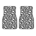 Emo Skull Pattern Print Front Car Floor Mats
