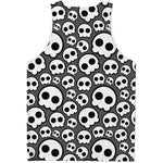 Emo Skull Pattern Print Men's Tank Top