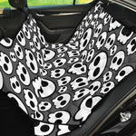 Emo Skull Pattern Print Pet Car Back Seat Cover