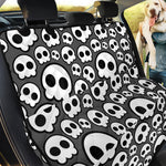 Emo Skull Pattern Print Pet Car Back Seat Cover