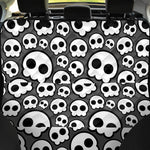 Emo Skull Pattern Print Pet Car Back Seat Cover