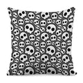 Emo Skull Pattern Print Pillow Cover