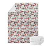 EMS Paramedic Pattern Print Blanket