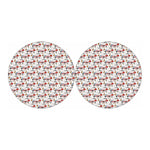 EMS Paramedic Pattern Print Car Coasters