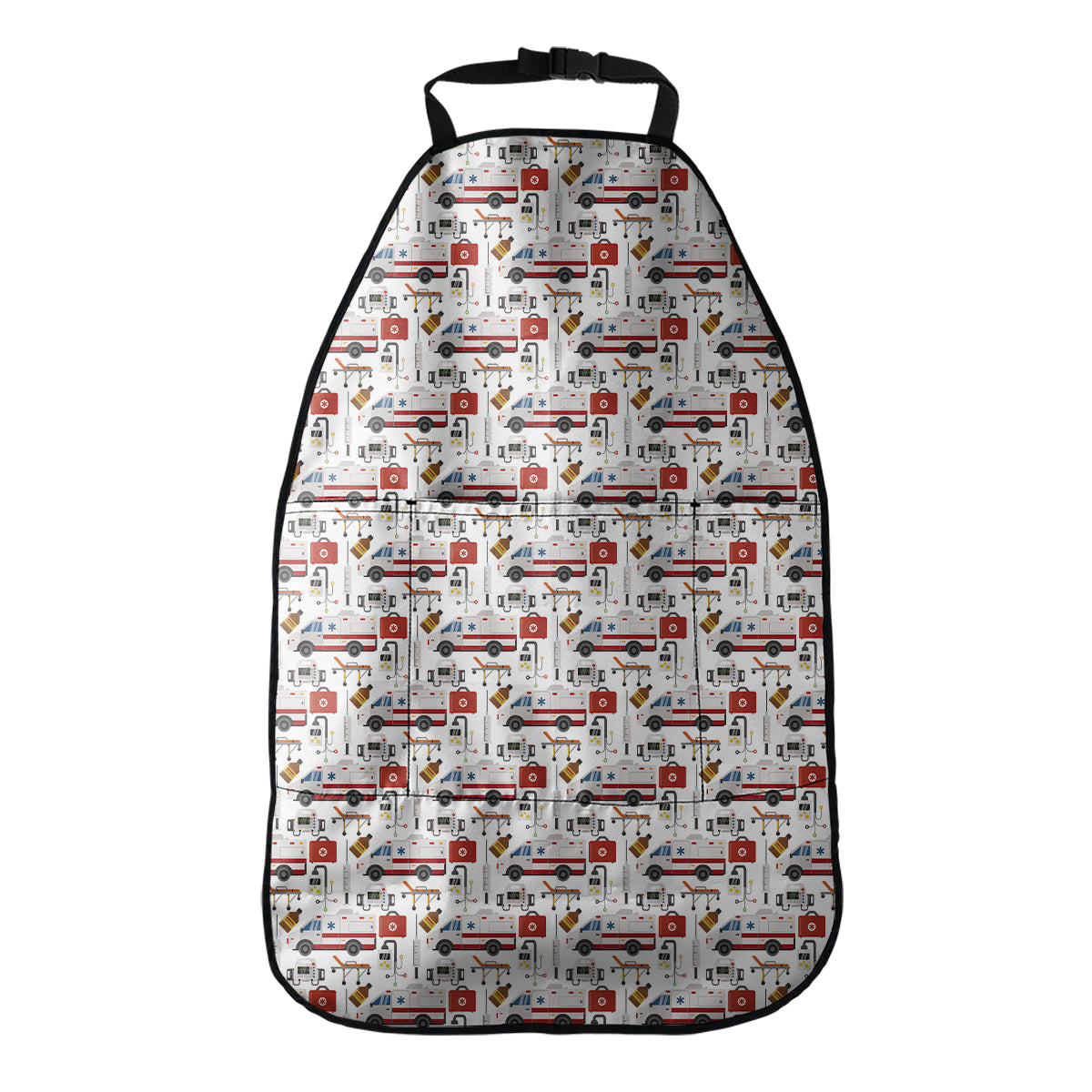 EMS Paramedic Pattern Print Car Seat Organizers