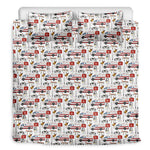 EMS Paramedic Pattern Print Duvet Cover Bedding Set