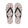 EMS Paramedic Pattern Print Flip Flops
