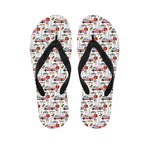 EMS Paramedic Pattern Print Flip Flops