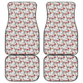 EMS Paramedic Pattern Print Front and Back Car Floor Mats
