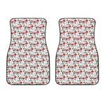 EMS Paramedic Pattern Print Front Car Floor Mats