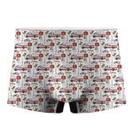EMS Paramedic Pattern Print Men's Boxer Briefs