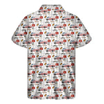 EMS Paramedic Pattern Print Men's Short Sleeve Shirt