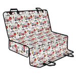 EMS Paramedic Pattern Print Pet Car Back Seat Cover