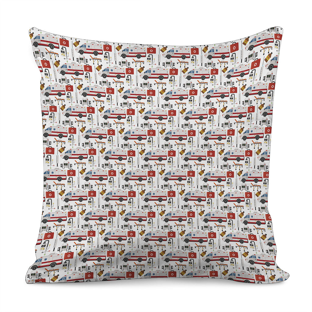 EMS Paramedic Pattern Print Pillow Cover