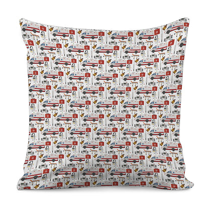 EMS Paramedic Pattern Print Pillow Cover