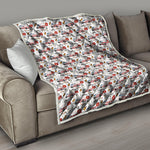 EMS Paramedic Pattern Print Quilt