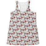 EMS Paramedic Pattern Print Women's Racerback Tank Top