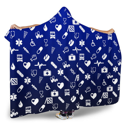 EMT/Paramedic Pattern Hooded Blanket GearFrost