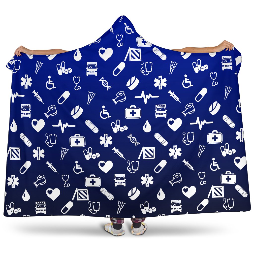 EMT/Paramedic Pattern Hooded Blanket GearFrost